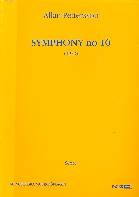Sinfonie Nr.10  für Orchester  Studienpartitur  