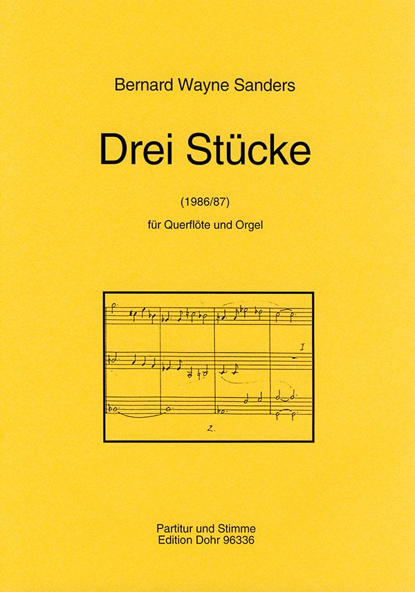 3 Stücke für Flöte und Orgel&nbsp;&nbsp;&nbsp;&nbsp;