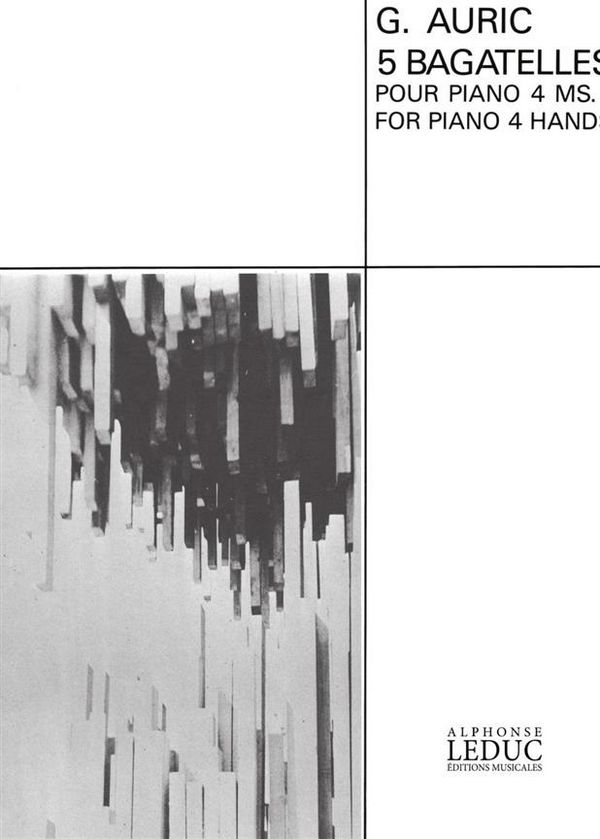5 bagatelles  pour piano à 4 mains  