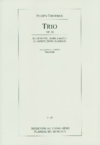 Trio op.56  für Oboe, Klarinette und Fagott  Stimmen