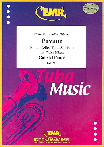 Pavane op.50 für Flöte, Violoncello,&nbsp;&nbsp;Tuba und Klavier&nbsp;&nbsp;5 Spielpartituren