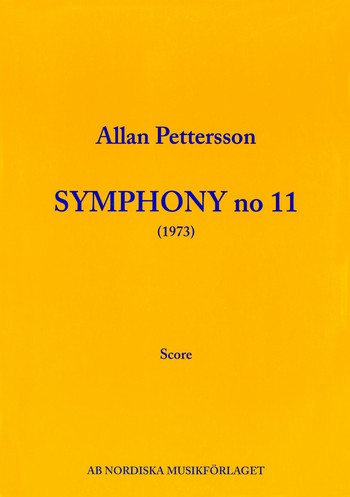 Sinfonie Nr.11  für Orchester  Studienpartitur