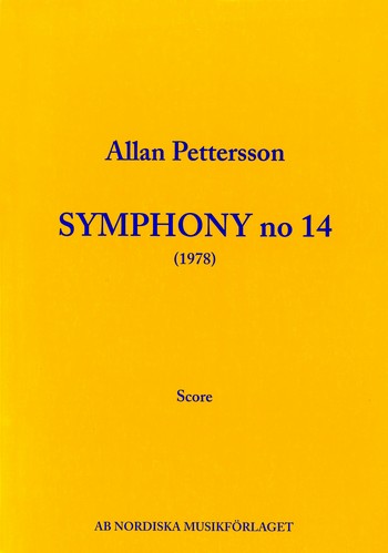 Sinfonie Nr.14 für Orchester  Studienpartitur  