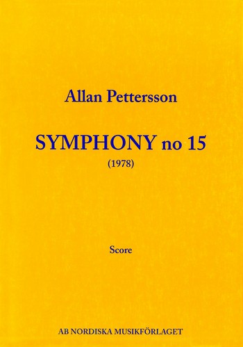 Sinfonie Nr.15  für Orchester  Studienpartitur