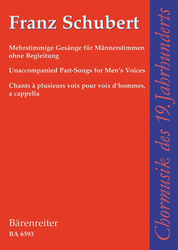 Mehrstimmige Gesänge für&nbsp;&nbsp;Männerstimmen a cappella&nbsp;&nbsp;Verlagskopie