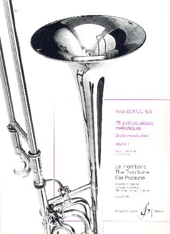 25 petites pièces mélodiques vol.1&nbsp;&nbsp;pour trombone (debutant)&nbsp;&nbsp;