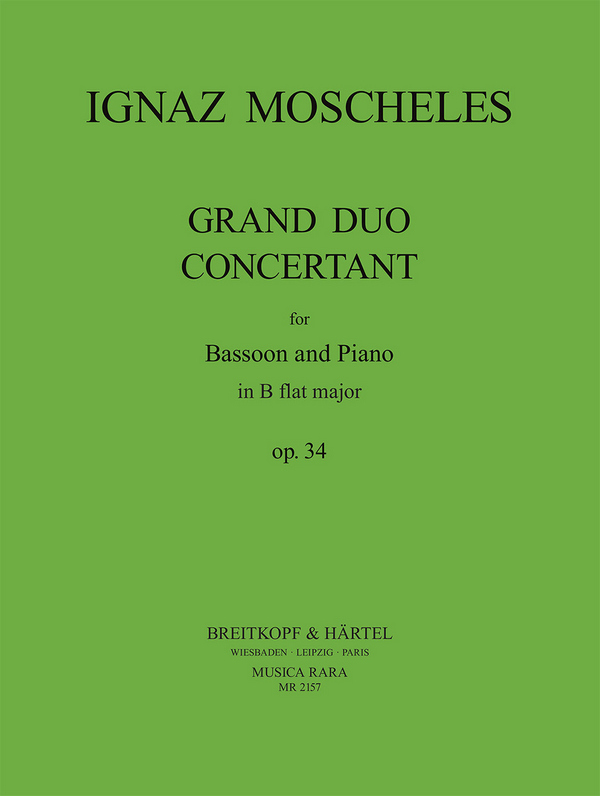 Grand duo concertante op.34  für Fagott und Klavier  