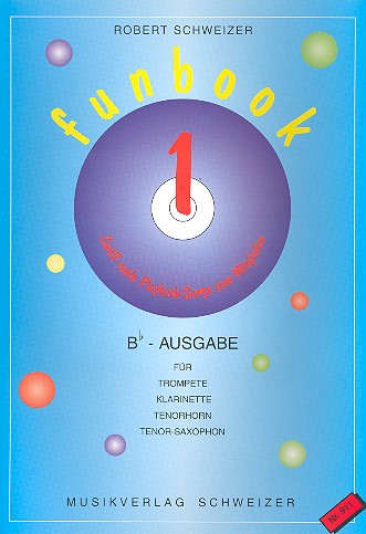 Funbook 1 (+CD)  für Trompete, Klarinette, Tenorhorn, Tenorsaxophon  Bb-Ausgabe