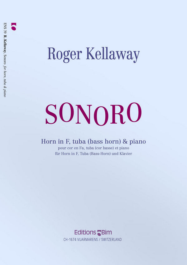 Sonoro for horn in F, Tuba&nbsp;&nbsp;(Bass Horn) and piano&nbsp;&nbsp;