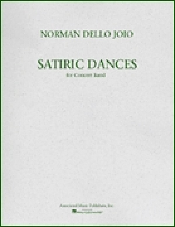 SATIRIC DANCES FOR A COMEDY BY&nbsp;&nbsp;ARISTOPHANES FOR CONCERT BAND&nbsp;&nbsp;SCORE+PARTS
