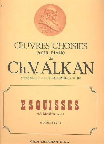 Esquisses op.63 vol.3 (nos.25-36)  pour piano  