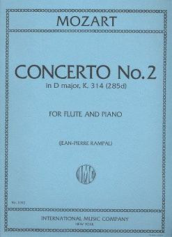 Concerto d Major KV314 No.2&nbsp;&nbsp;flute and piano&nbsp;&nbsp;
