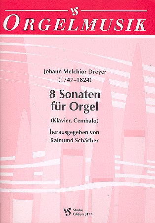 8 Sonaten  für Orgel (Klavier, Cembalo)  