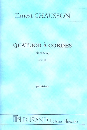 Quatuor à cordes op.35    partition