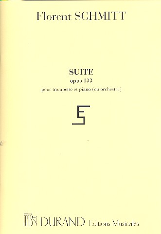 Suite en 3 parties op.133 pour&nbsp;&nbsp;trompette et piano&nbsp;&nbsp;