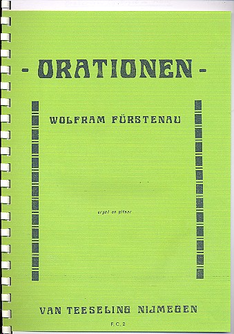 Orationen  für Orgel und Gitarre  