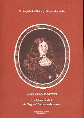 15 Chorlieder für Sing und Instrumentalstimmen, Partitur von Wolfgang