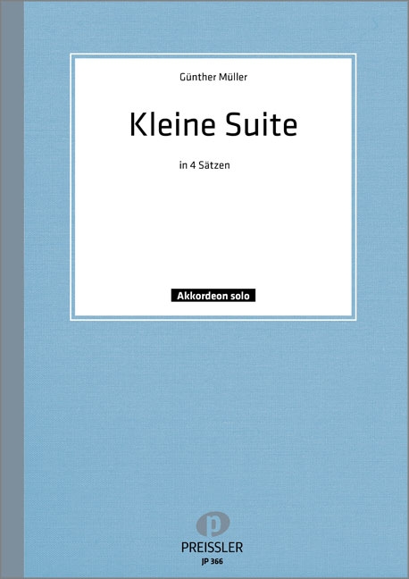 Kleine Suite in 4 Sätzen&nbsp;&nbsp;für Akkordeon&nbsp;&nbsp;