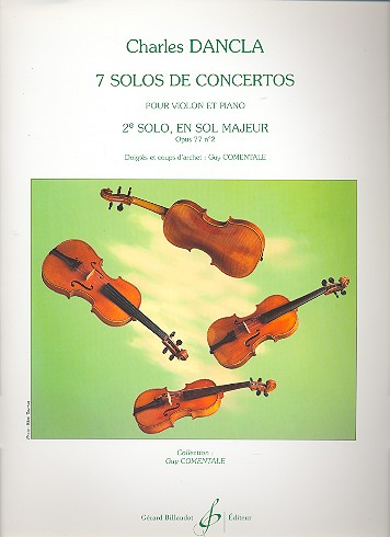 Solo de concerto sol majeur op.77,2&nbsp;&nbsp;pour violon et piano&nbsp;&nbsp;