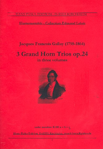 Trio op.24,3 pour 3 cors en fa&nbsp;&nbsp;grand horn trios op.24&nbsp;&nbsp;
