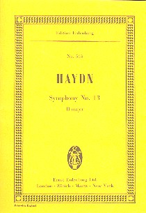 Sinfonie D-Dur Nr.13 Hob.I:13&nbsp;&nbsp;für Orchester&nbsp;&nbsp;Studienpartitur