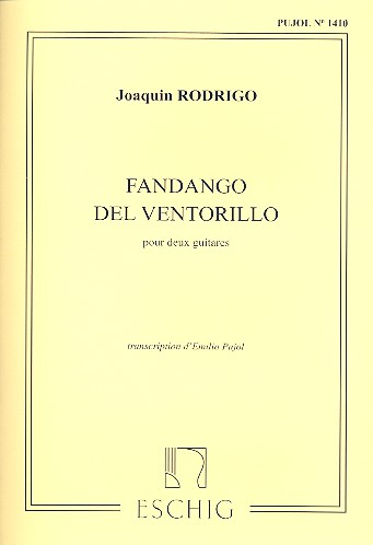 Fandango del ventorrillo pour&nbsp;&nbsp;2 guitares&nbsp;&nbsp;