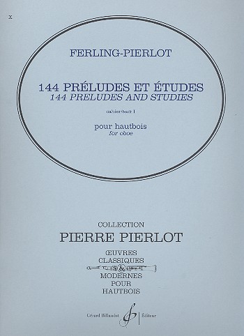 144 préludes et études vol.1  pour hautbois ou saxophone  