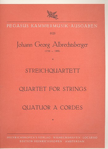 Streichquartett op.21,1  Stimmen  