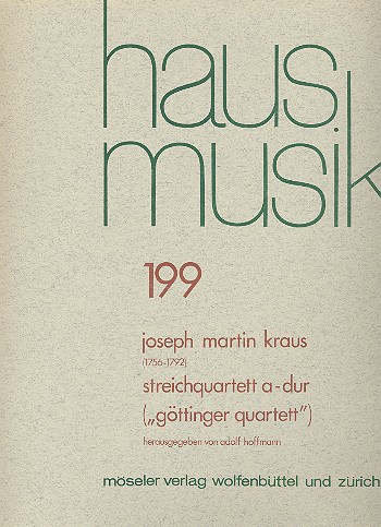 Streichquartett A-Dur&nbsp;&nbsp;&nbsp;&nbsp;Stimmen