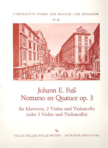 Notturno en quatuor op.3  für Klarinette, 2 Violen und Violoncello  (3 Violen und Violoncello)  5 Stimmen