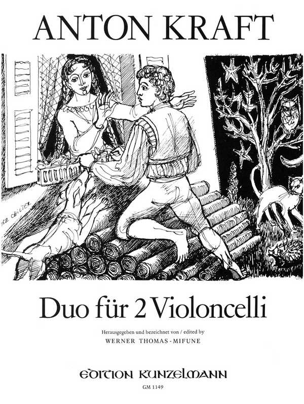 Duo&nbsp;&nbsp;für 2 Violoncelli&nbsp;&nbsp;Partitur und Stimmen