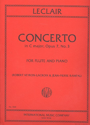 Concerto c major op.7,3  for flute and piano  