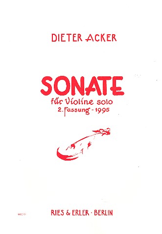 Sonate  für Violine solo (2. Fassung)  
