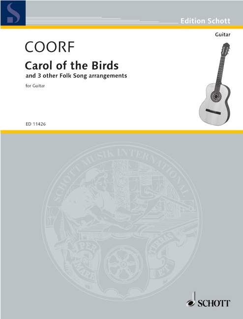 Carol of the birds and 3 other folk songs  for guitar solo  