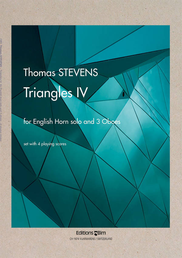 Triangels IV&nbsp;&nbsp;für English horn solo and 3 oboes&nbsp;&nbsp;score and parts