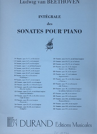 Sonate en la majeur op.2 no.2&nbsp;&nbsp;pour piano&nbsp;&nbsp;