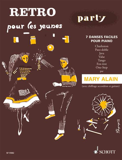 RETRO PARTY POUR LES JEUNES  7 DANSES FACILES POUR PIANO  