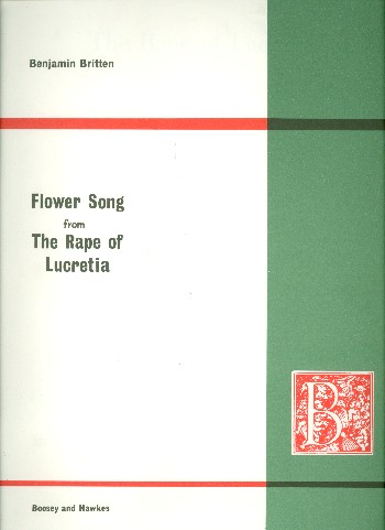 Flower song from the rape lucretia op.37&nbsp;&nbsp;for alto and piano&nbsp;&nbsp;
