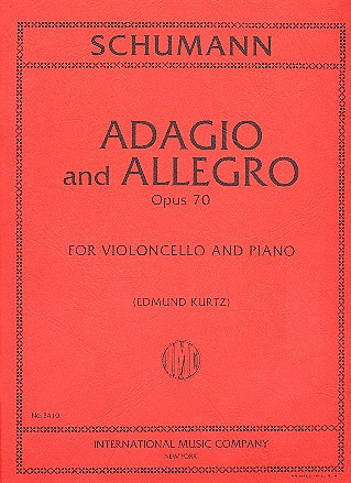 Adagio and allegro op.70&nbsp;&nbsp;for cello and piano&nbsp;&nbsp;