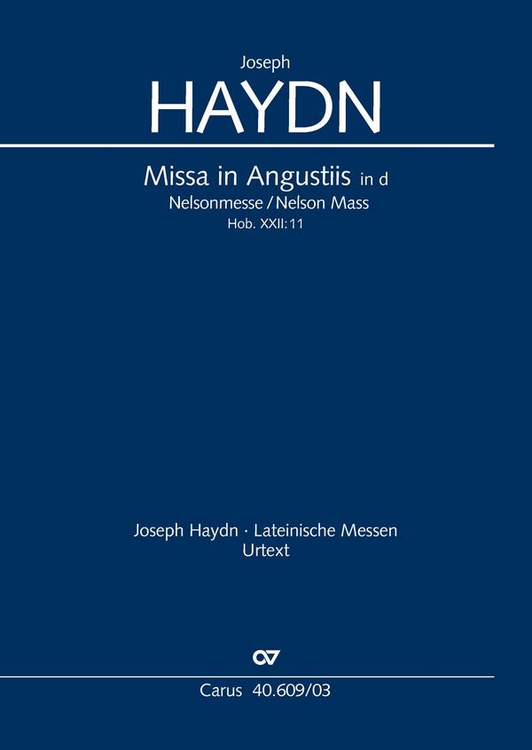 Missa in Angustiis d-Moll Nr.11 Hob.XXII:11&nbsp;&nbsp;für Soli, gem Chor und Orchester&nbsp;&nbsp;Klavierauszug