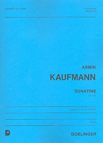 Sonatine op.53,6 fuer c-trompete  und klavier  