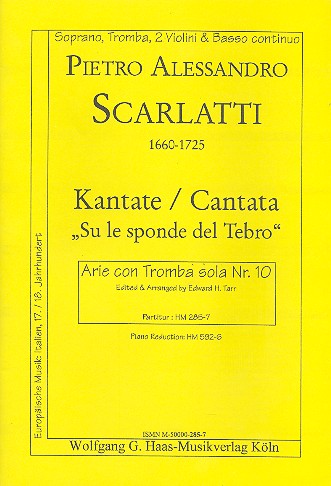 Su le sponde del tebro&nbsp;&nbsp;per soprano, tromba, 2 violini e bc&nbsp;&nbsp;