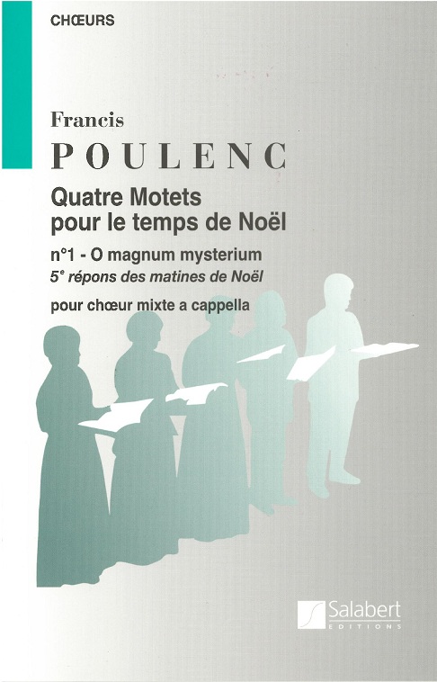O magnum mysterium pour choeur&nbsp;&nbsp;mixte a cappella (lat)  partition&nbsp;&nbsp;4 motets pour le temps de noel no.1