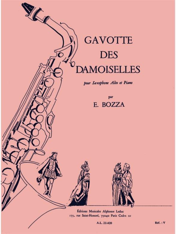 Gavotte des damoiselles&nbsp;&nbsp;pour saxophone alto et piano&nbsp;&nbsp;