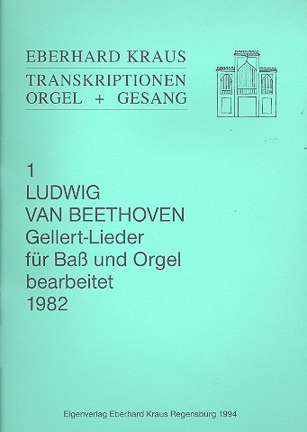 Gellert-Lieder für Bass und Orgel (dt)    