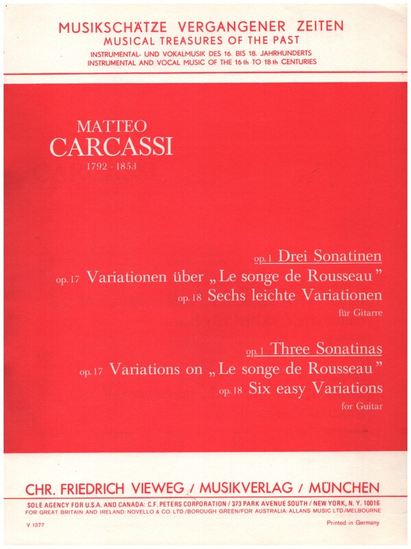 Stücke  für Gitarre  