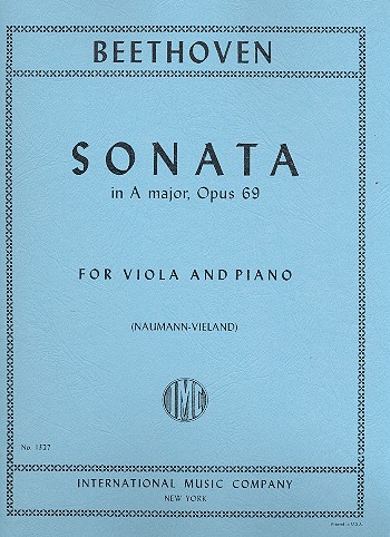 Sonata A major op.69&nbsp;&nbsp;for viola and piano&nbsp;&nbsp;