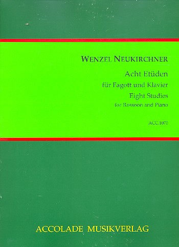 8 Etüden für Fagott und Klavier    