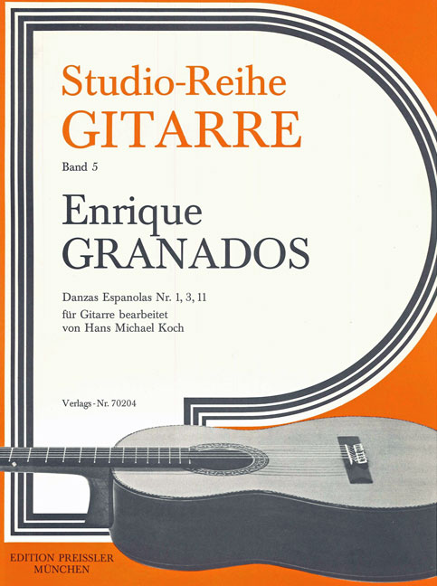 Danzas espanolas Nr.1,3 und 11  für Gitarre  