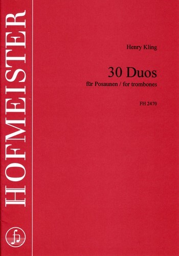 30 Duos  für Posaunen  